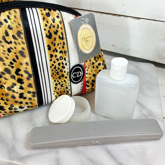 Rare Christian Dior Cosmetic Bag with Original Logo Travel Cases - Picture 2 of 8